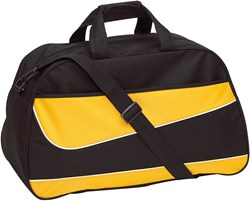 Obrázky: Žltá polyesterová cestovná taška