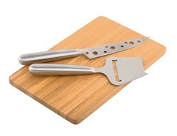 Zobrazit detaily pro Servírovacia sada na syry s bambusovou podložkou Obrázky: Servírovacia sada na syry s bambusovou podložkou