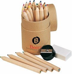 Zobrazit detaily pro Box s 26 pastelkami, drevo Obrázky: Box s 26 pastelkami, drevo