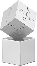 Zobrazit detaily pro Kovové 3D puzzle, strieborná Obrázky: Kovové 3D puzzle, strieborná