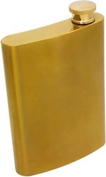 Zobrazit detaily pro Zlatá fľaška 240ml z nerez ocele Obrázky: Zlatá fľaška 240ml z nerez ocele