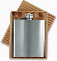 Zobrazit detaily pro Matná kovová striebor.fľaška, darček.balenie Obrázky: Matná kovová striebor.fľaška, darček.balenie