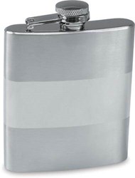 Zobrazit detaily pro Kovová fľaška kombinácia mat/lesk, 225 ml,strieb. Obrázky: Kovová fľaška kombinácia mat/lesk, 225 ml,strieb.