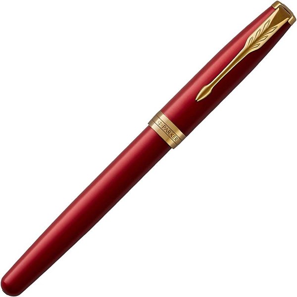Obrázky: PARKER Sonnet Red GT, plniace pero, hrot F, Obrázok 2