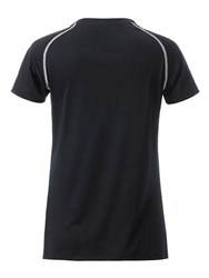 Obrázky: Dámske funkčné tričko SPORT 130, čierna/biela XS