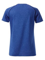 Obrázky: Dámske funkčné tričko SPORT 130, modrý melír XL