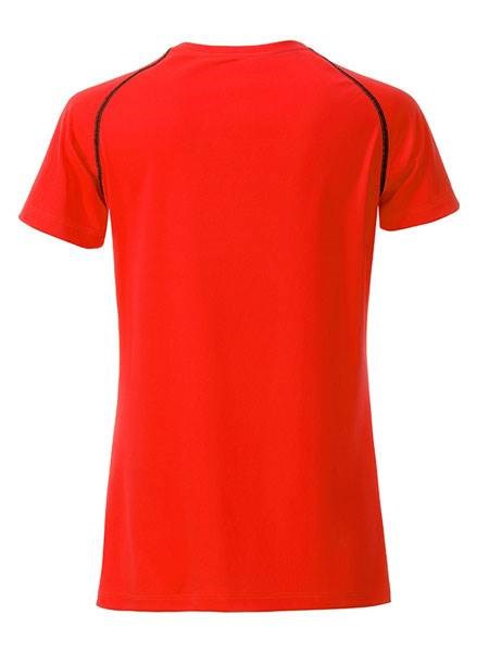 Obrázky: Dám. funkčné tričko SPORT 130, oranžová/čierna XL