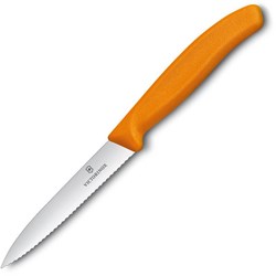 Zobrazit detaily pro Oranžový nôž na zeleninu VICTORINOX,vlnkové ostrie Obrázky: Oranžový nôž na zeleninu VICTORINOX,vlnkové ostrie