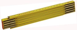 Zobrazit detaily pro Žltý drevený skladací dvojmeter, 2m Obrázky: Žltý drevený skladací dvojmeter, 2m