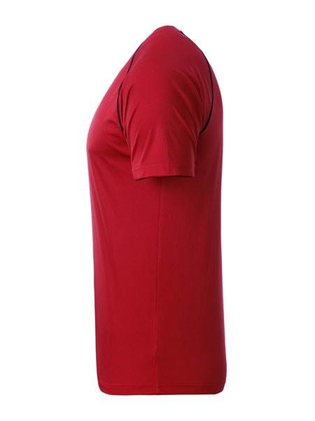 Obrázky: Pánske funkčné tričko SPORT 130,červená/čierna XL, Obrázok 3