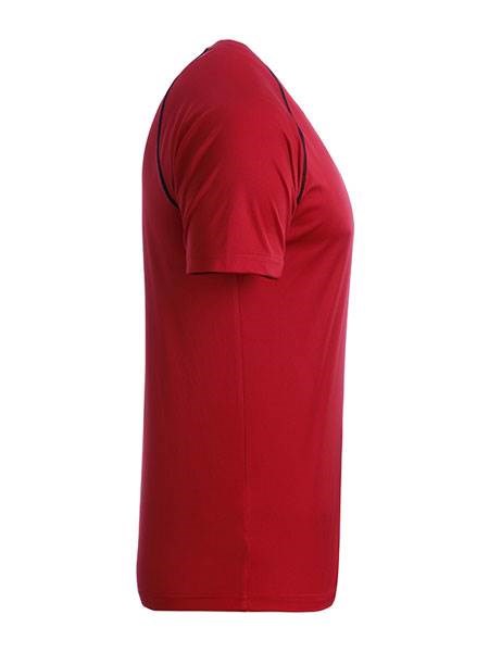 Obrázky: Pánske funkčné tričko SPORT 130,červená/čierna XL, Obrázok 4