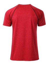 Obrázky: Pánske funkčné tričko SPORT 130,červený melír XXL