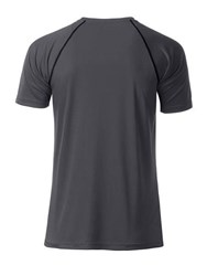 Obrázky: Pánske funkčné tričko SPORT 130,šedá/čierna XL
