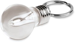 Obrázky: Prívesok na kľúče v tvare žiarovky, transparentná