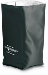 Zobrazit detaily pro Skladací chladiaci obal na víno, čierna Obrázky: Skladací chladiaci obal na víno, čierna