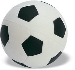Zobrazit detaily pro Futbalová antistresová loptička, biela-čierna Obrázky: Futbalová antistresová loptička, biela-čierna