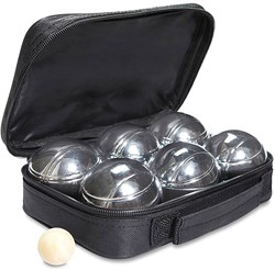 Zobrazit detaily pro Sada šiestich gulí na petanque v čiernom obale Obrázky: Sada šiestich gulí na petanque v čiernom obale