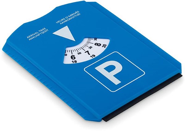 Obrázky: Modrá parkovacia karta so škrabkou na ľad, Obrázok 3