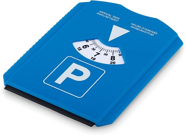 Obrázky: Modrá parkovacia karta so škrabkou na ľad, Obrázok 4