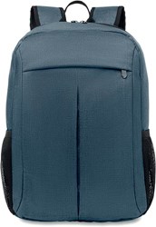 Obrázky: Modro-čierny polyesterový ruksak na laptop 15"