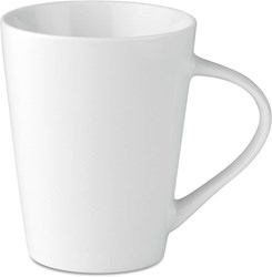 Zobrazit detaily pro Biely kónický porcelánový hrnček 250 ml Obrázky: Biely kónický porcelánový hrnček 250 ml