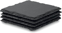 Zobrazit detaily pro Sada štyroch bridlicových podložiek pod poháre Obrázky: Sada štyroch bridlicových podložiek pod poháre