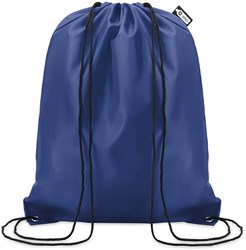 Obrázky: Modrý ruksak so šnúrkami zo 190T RPET