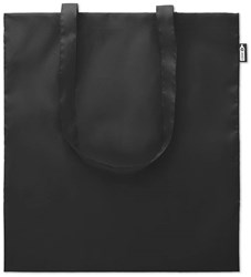 Obrázky: Čierna nákupná taška zo 190T RPET