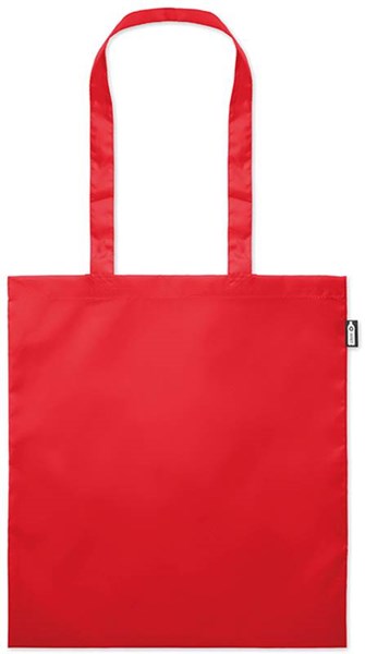 Obrázky: Červená nákupná taška zo 190T RPET, Obrázok 3