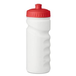 Zobrazit detaily pro PE tvarovaná fľaša 500 ml s červeným uzáverom Obrázky: PE tvarovaná fľaša 500 ml s červeným uzáverom