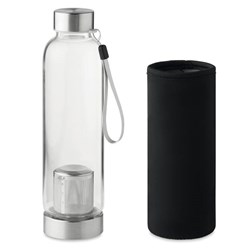 Zobrazit detaily pro Jednostenná sklenená fľaša 0,5l s infusérom na čaj Obrázky: Jednostenná sklenená fľaša 0,5l s infusérom na čaj