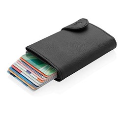 Obrázky: Čierne XL RFID puzdro C-Secure na karty a bankovky