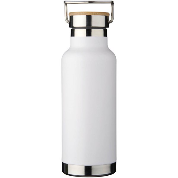 Obrázky: Biela medená fľaša s vákuovou izoláciou, 480ml, Obrázok 5
