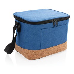 Obrázky: Dvojtónová chladiaca taška s korkom, modrá