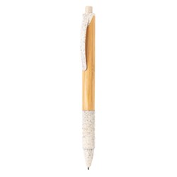 Obrázky: Pero z bambusu a pšeničnej slamy, biela