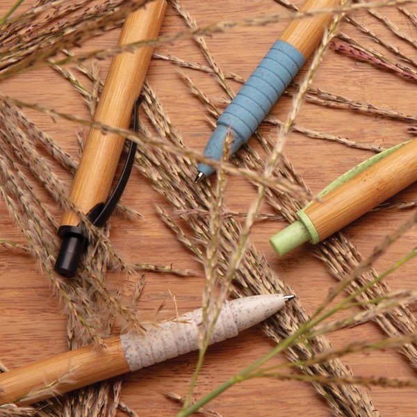 Obrázky: Pero z bambusu a pšeničnej slamy, biela, Obrázok 6