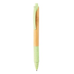 Obrázky: Pero z bambusu a pšeničnej slamy, zelená
