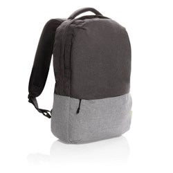 Obrázky: Duo color RFID ruksak na 15,6"notebook z RPET,šedá