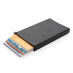Zobrazit detaily pro Hliníkové RFID puzdro na karty, čierna Obrázky: Hliníkové RFID puzdro na karty, čierna
