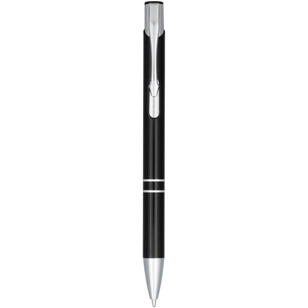 Obrázky: Anodizované hliníkové guličkové pero čierne