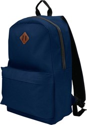 Obrázky: Modrý ruksak s čiernym zipssom a uchom