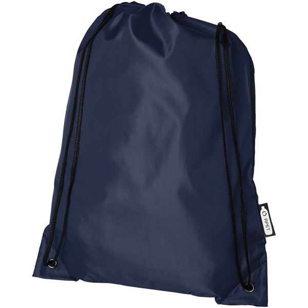 Obrázky: Sťahovací ruksak z recyklovaných PET tmavomodrá, Obrázok 5