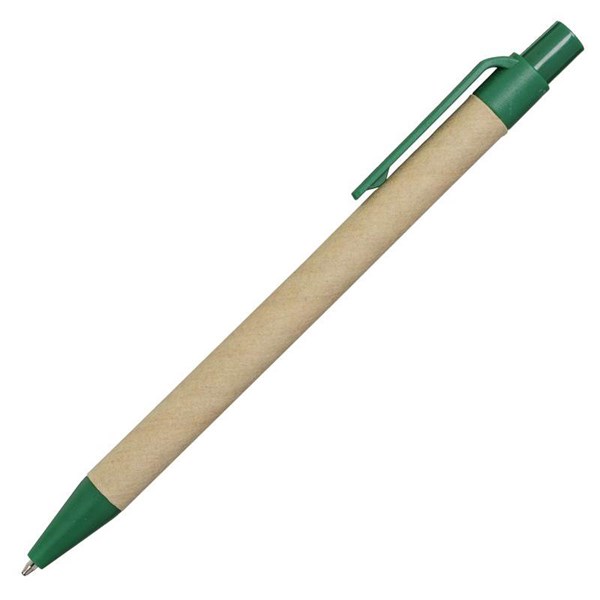 Obrázky: Papierové guličkové pero, zelené plast.doplnky, Obrázok 2