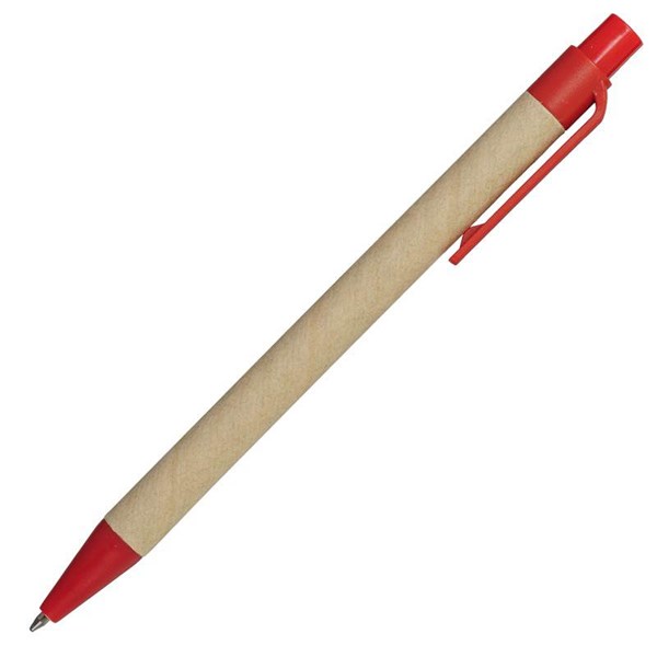 Obrázky: Papierové guličkové pero, červené plast.doplnky, Obrázok 3