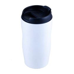 Zobrazit detaily pro Biely plastový termohrnček 250 ml Obrázky: Biely plastový termohrnček 250 ml