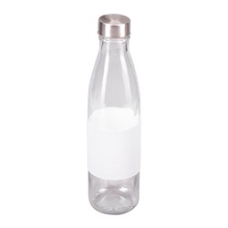 Obrázky: Sklenená fľaša, tvar kuželky 800 ml, Biely úchop