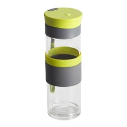 Zobrazit detaily pro Fľaša 440 ml z borosilikátového skla, zelená Obrázky: Fľaša 440 ml z borosilikátového skla, zelená