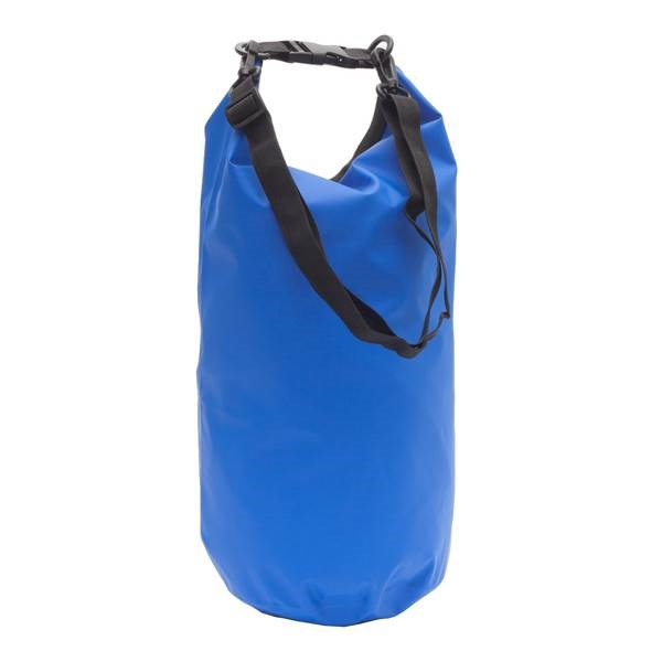 Obrázky: Vodoodolný ruksak z polyesteru 10 L, modrý, Obrázok 2