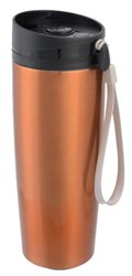 Zobrazit detaily pro Celonerezový termohrnček, push-up uzáver, medená Obrázky: Celonerezový termohrnček, push-up uzáver, medená