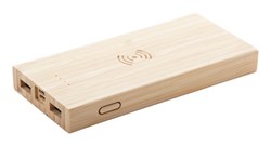 Zobrazit detaily pro Bambusová bezdrôtová powerbanka 6000 mAh Obrázky: Bambusová bezdrôtová powerbanka 6000 mAh